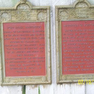 Marker about the Fort site.