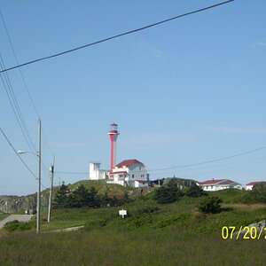 Forchu Lighthouse in Yarmouth, NS.