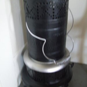 Kerosene heater.