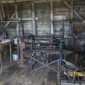 Blacksmith shop.