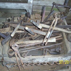 Blacksmith tools.