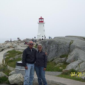 Us at the lighthouse.