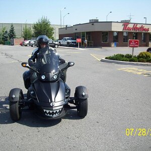 Dan following so we don't get lost.