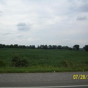 This doesn't capture the rolling hills covered in crops. Beautiful.