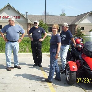 Bob, Scotty, Joan and Dudley.