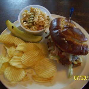 Mug club lunch or such; 1/2 went to Dudley.