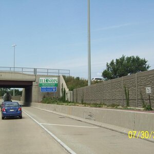 Illinois welcomes you. I blurred the other state one so oh well.