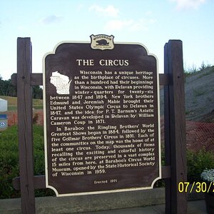 A sign at a rest area in Wisconsin.