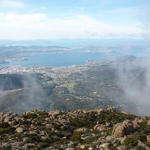 Hobart from Mt Wellington