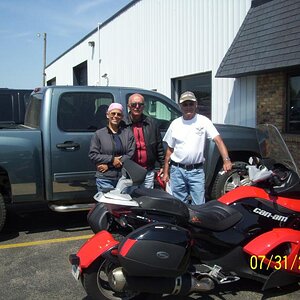 Us with BigArm (Larry) in Worthington, MN.