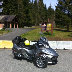 Rest stop just before Woss, BC.