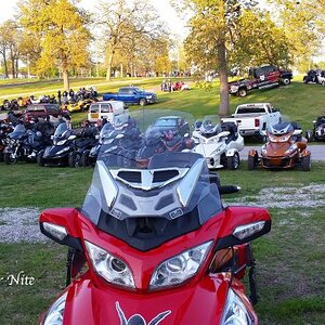 Some of the bikes at Burger nite