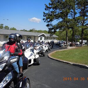 Rdie to Arkansas 36 bikes