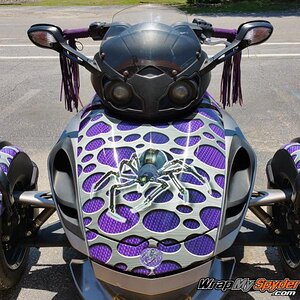 Punch Purple Carbon Fiber Purple Spyder RS  front
