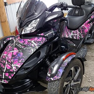 Muddy Girl camouflage Can am Spyder  ST
