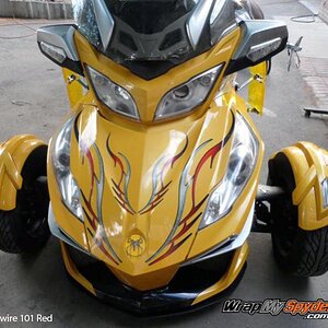 Barbwire 101 Red reflective