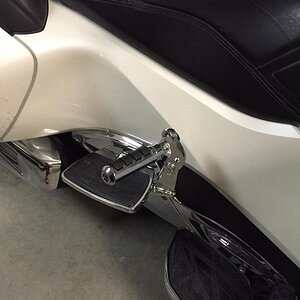 My wife's new highway pegs. Thanks RIVCO!