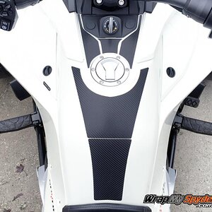 F3 Tank protector Carbon Fiber by WrapMySpyder.com
