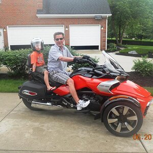 Drake & I out 4 a ride