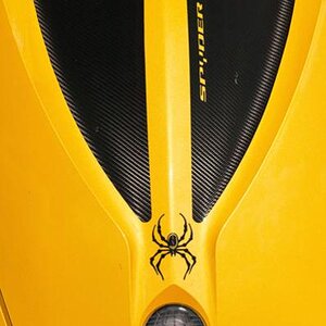 Frunk Insert CF close Quad Stripe