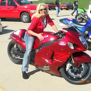 My new Crew Chief wife Janet