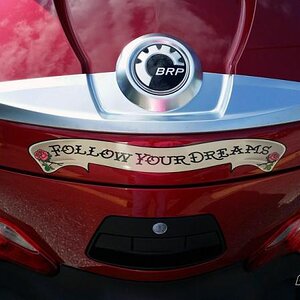 Mermaid RT rear trunk banner