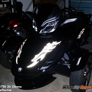 si758 chrome reflective kit by WrapMySpyder.com