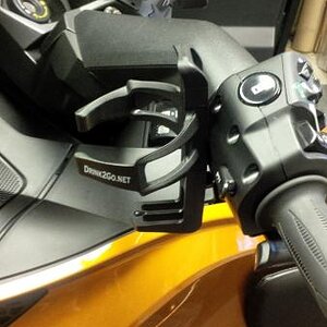 Front bolt on cup holder from Drinks2go.com