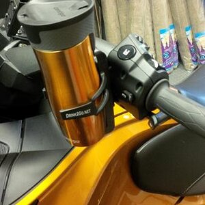 Front bolt on cup holder from Drinks2go.com