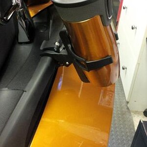 Rear clamp on cup holder from Drinks2go.com
