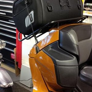 Rear travel trunk from Cruiser Customizing. Com