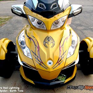 Barbwire Red lightning fornt