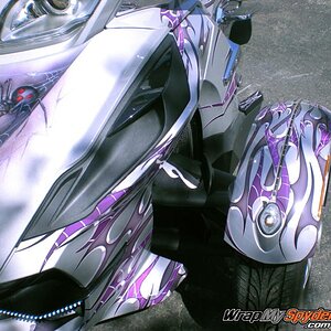 Tribal Flame Purple 2