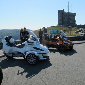 Beautiful sunny Sept. day at Signal Hill, St. John's Newfoundland
