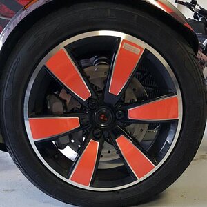 F3 Can am Red Wheel kit - F3 Block style
