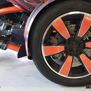 F3 Can am Red Wheel kit - F3 Block style