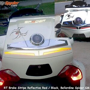 Reflective Break Stripe kit- Reflective Red-Black