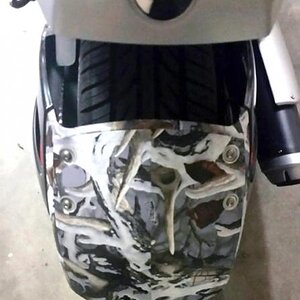 Bone Yard Legends Snow rear fender