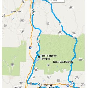 Sat map POKER RUN FOR IAFF