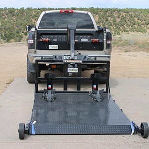 Deck lowered to ground level.