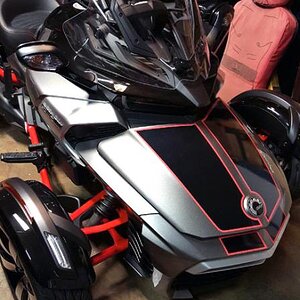 F3 LeMans Tracer stripe for frunk