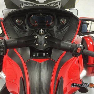 Textured Carbon Fiber RT Dash & glove