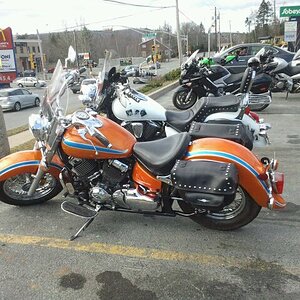 Sally (2000 Yamaha) & Cicely (2007 Kawasaki)