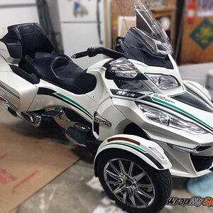 Break stripe kit Kelly Green  Carbon fiber