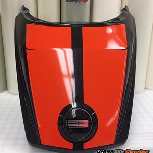 F3 T L Le Mans tail stripe can am red