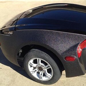 LineX coating to prevent rock chips in paint :)