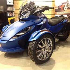 Denise's ST in the showroom