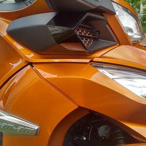 Air intake vents installed