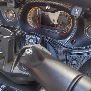Carbon Fiber dash kit from Wrap My Spyder