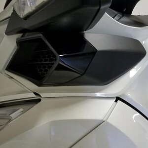 2013 Can Am Spyder Factory Cooling Mod from side